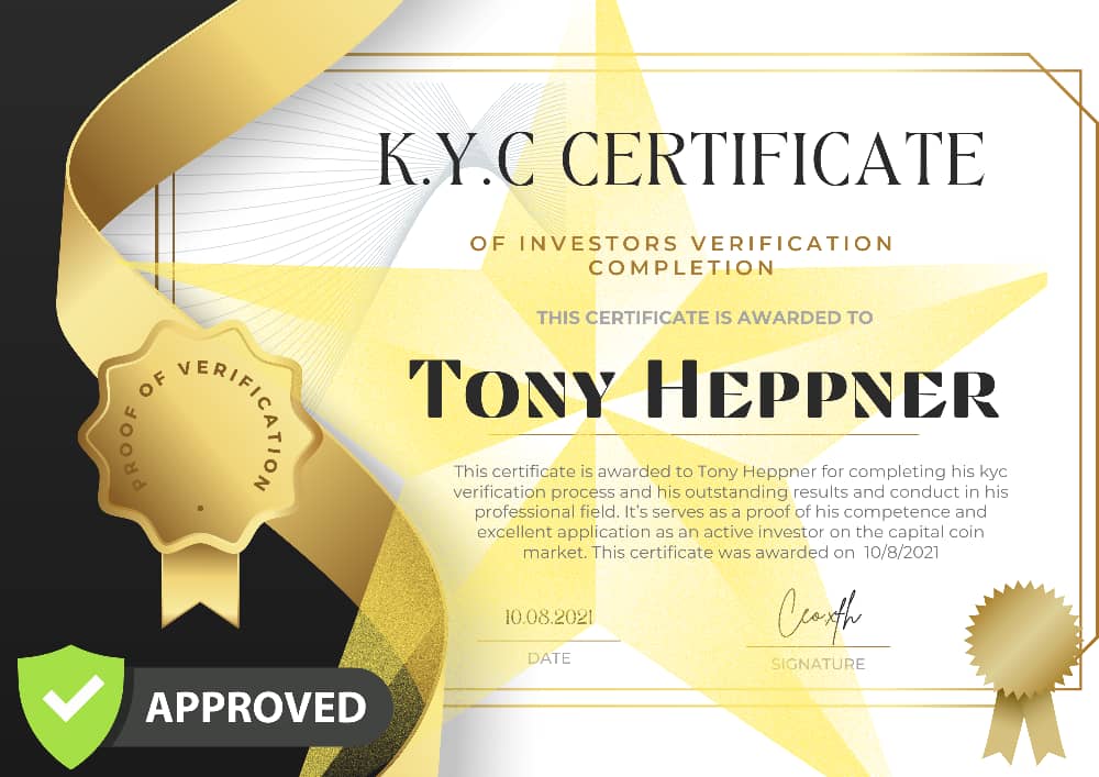 Kyc certificate